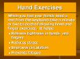 Hand Exercises PowerPoint PPT Presentation