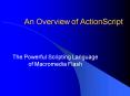 An Overview of ActionScript PowerPoint PPT Presentation