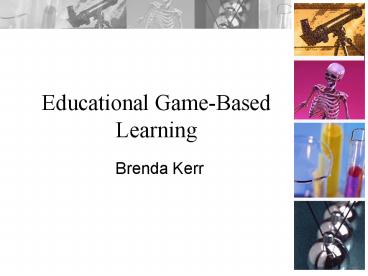Educational GameBased Learning presentation | free to view