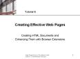 Creating Effective Web Pages PowerPoint PPT Presentation