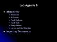 Lab Agenda 9 PowerPoint PPT Presentation