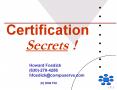 Certification PowerPoint PPT Presentation