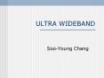 ULTRA WIDEBAND PowerPoint PPT Presentation