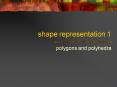 shape representation 1 PowerPoint PPT Presentation