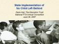 State Implementation of No Child Left Behind PowerPoint PPT Presentation