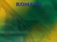 ROMANS PowerPoint PPT Presentation