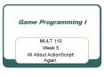 Game Programming I PowerPoint PPT Presentation