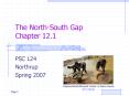 The NorthSouth Gap Chapter 12.1 PowerPoint PPT Presentation
