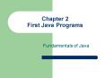 Chapter 2 First Java Programs PowerPoint PPT Presentation
