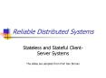 Reliable Distributed Systems PowerPoint PPT Presentation