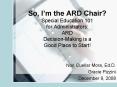 So, Im the ARD Chair Special Education 101 for Administrators: ARD DecisionMaking is a Good Place to PowerPoint PPT Presentation
