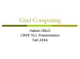 Grid Computing PowerPoint PPT Presentation