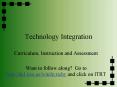 Technology Integration PowerPoint PPT Presentation