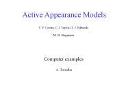 Active Appearance Models