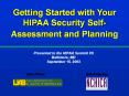 Presented to the HIPAA Summit VII PowerPoint PPT Presentation