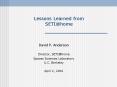 Lessons Learned from SETIhome PowerPoint PPT Presentation