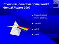 Economic Freedom of the World: Annual Report 2003 PowerPoint PPT Presentation