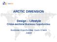 ARCTIC DIMENSION Design Lifestyle Crosssectoral Business Opportunities