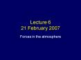 Lecture 6 21 February 2007 PowerPoint PPT Presentation