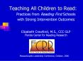 Teaching All Children to Read: PowerPoint PPT Presentation