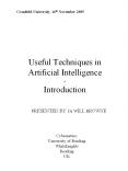 Useful%20Techniques%20in%20Artificial%20Intelligence%20-%20Introduction PowerPoint PPT Presentation