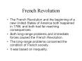 French Revolution PowerPoint PPT Presentation