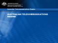 AUSTRALIAN TELECOMMUNICATIONS REGIME PowerPoint PPT Presentation