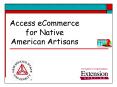 Access eCommerce for Native American Artisans