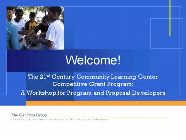 The 21st Century Community Learning Center Competitive Grant Program: