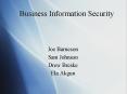Business Information Security PowerPoint PPT Presentation