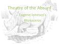 Theatre of the Absurd PowerPoint PPT Presentation