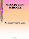 The Mesa Unified School District Is the States Largest PowerPoint PPT Presentation
