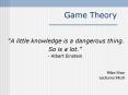 Game Theory PowerPoint PPT Presentation