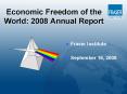 Economic Freedom of the World: 2008 Annual Report PowerPoint PPT Presentation