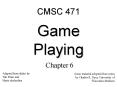 Game Playing PowerPoint PPT Presentation