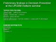 Preliminary findings in Denmark Presented at the UPGEM midterm seminar PowerPoint PPT Presentation