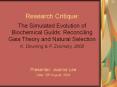 Research Critique: PowerPoint PPT Presentation