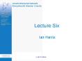 Lecture Six