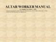 ALTAR WORKER MANUAL By Evangelist Luis Gutierrez 12003 PowerPoint PPT Presentation