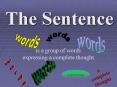 The Sentence PowerPoint PPT Presentation