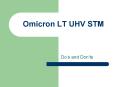 Omicron LT UHV STM PowerPoint PPT Presentation