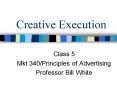 Creative Execution PowerPoint PPT Presentation