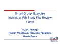 Small Group Exercise PowerPoint PPT Presentation