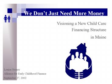 We Dont Just Need More Money