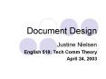 Document Design PowerPoint PPT Presentation