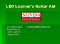 LED Learners Guitar Aid PowerPoint PPT Presentation
