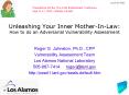 Unleashing Your Inner MotherInLaw: How to do an Adversarial Vulnerability Assessment PowerPoint PPT Presentation