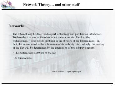 PPT – Networks PowerPoint presentation | free to download - id: 21db2-YzkzM