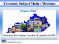 Economic Subject Matter Meetings PowerPoint PPT Presentation