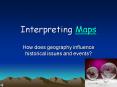 Interpreting Maps PowerPoint PPT Presentation